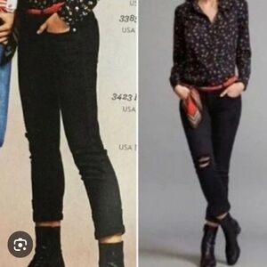 Cabi slim boyfriend Black Jeans #3387